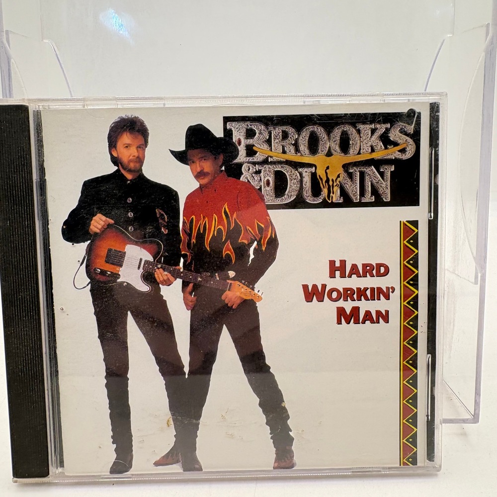 Brooks & Dunn Hard Workin Man CD 1993 Arista ARCD 8716 Country Music Album